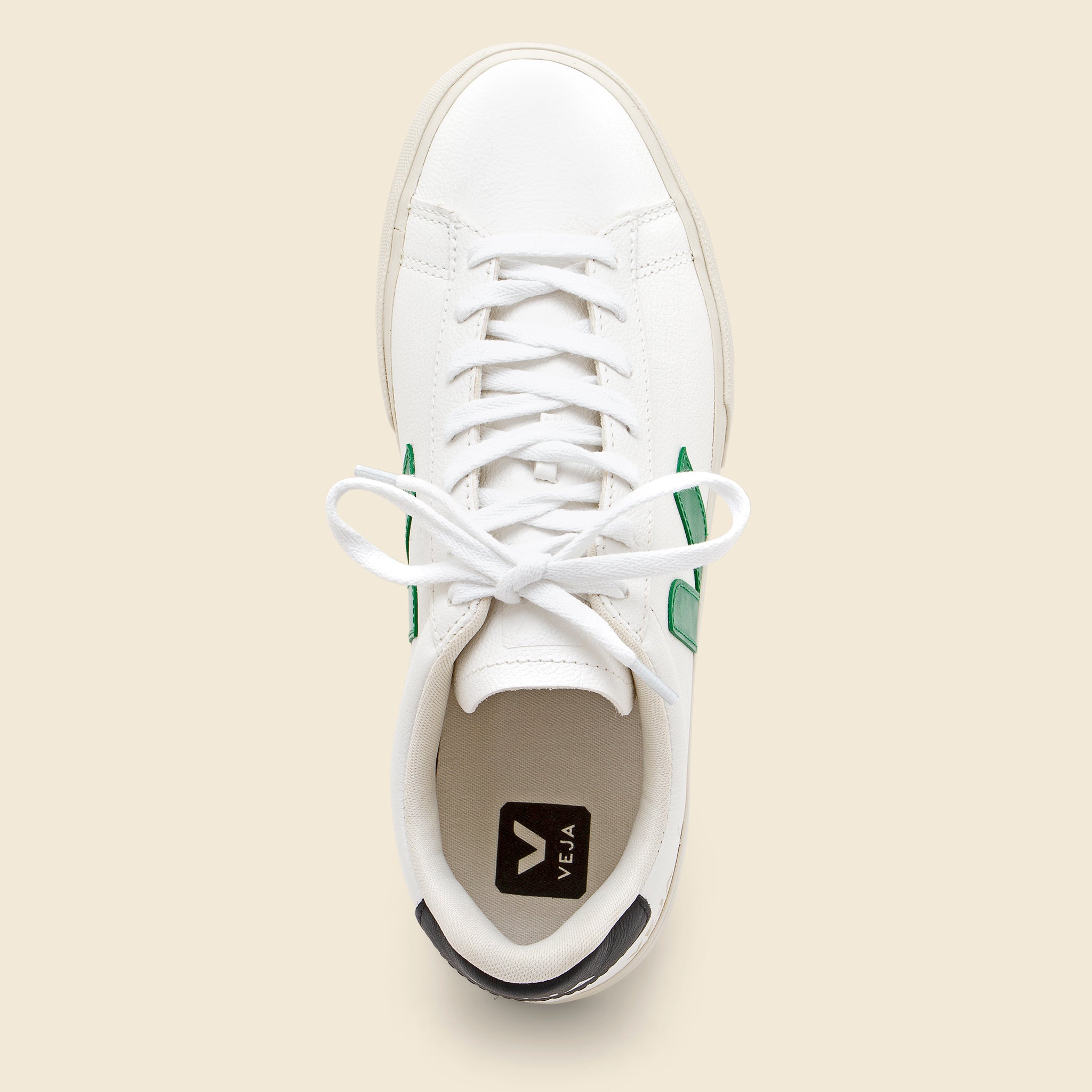 Veja, Campo Chrome Free Sneaker - Extra White/Emeruade/Black