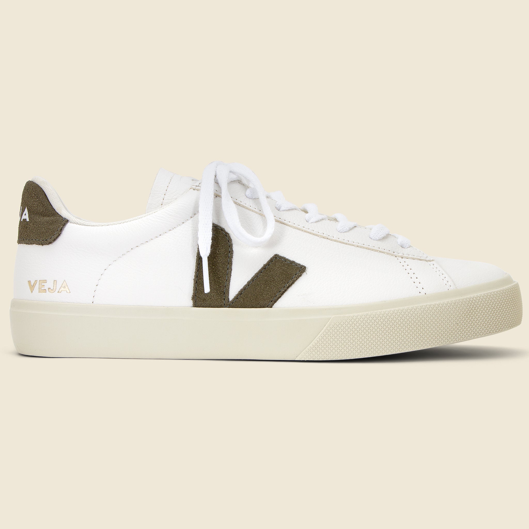 Veja, Campo Chrome Free Sneaker - Extra White/Khaki